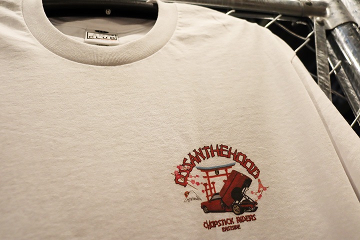OSSANTHEHOOD Tshirt (chopstick-rd) / white