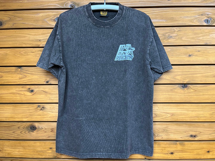NICETY 8.2oz garment dye Tshirt (star 2024) / washed black