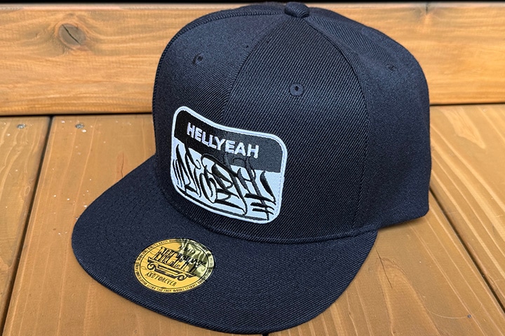 NICETY snapback cap (hellyeah) / black x white