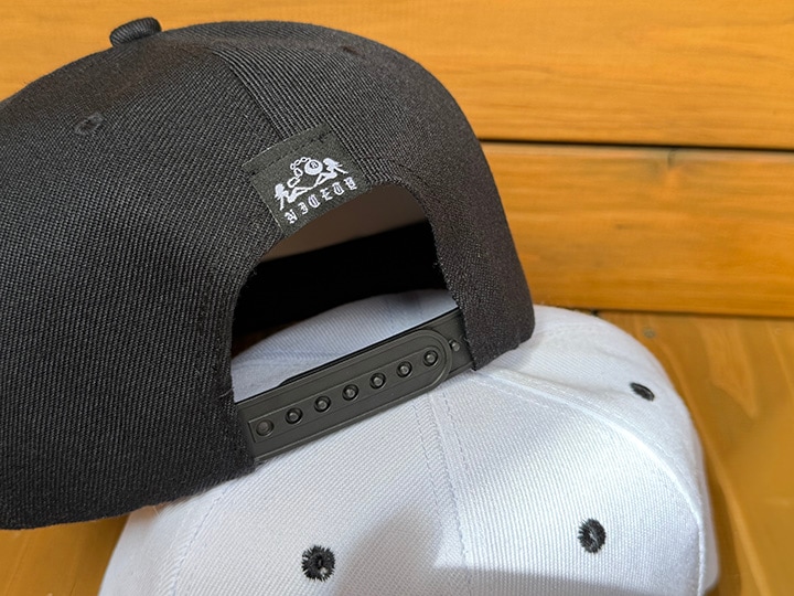 NICETY snapback cap (hellyeah) / black x white
