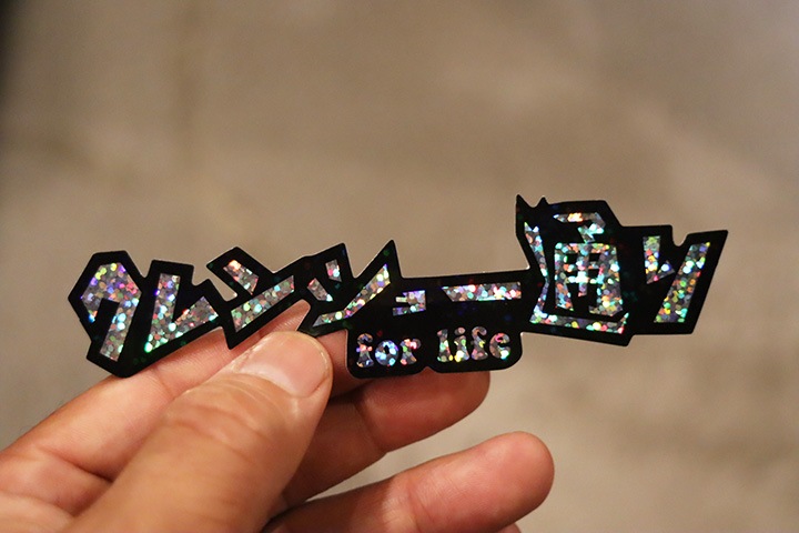 OSSANTHEHOOD vinyl sticker (󥷥硼) / glitter
