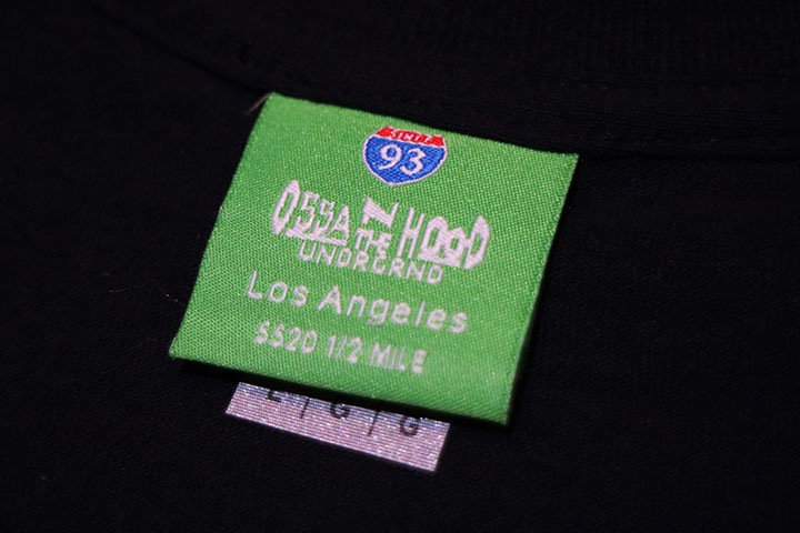 OSSANTHEHOOD x ��®ͭ�� Tshirt (license) / black
