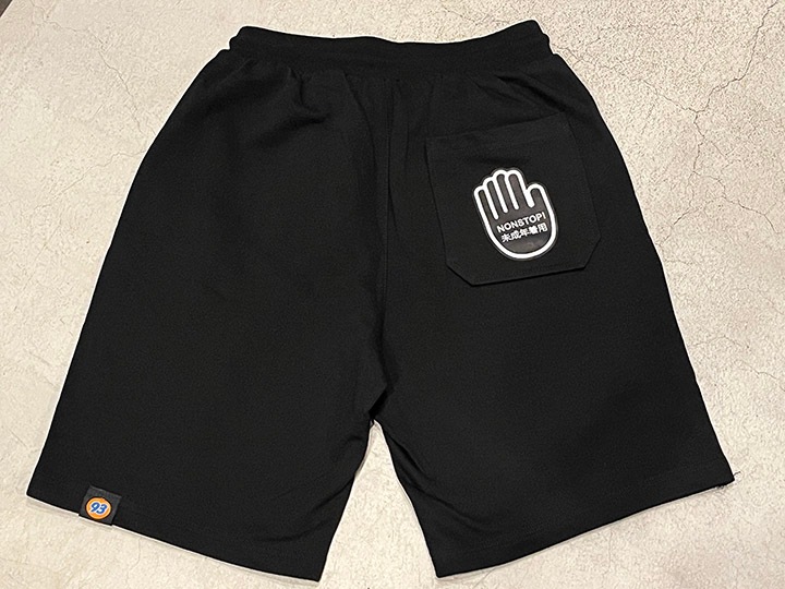 OSSANTHEHOOD cotton shorts (sprosn_color) / black