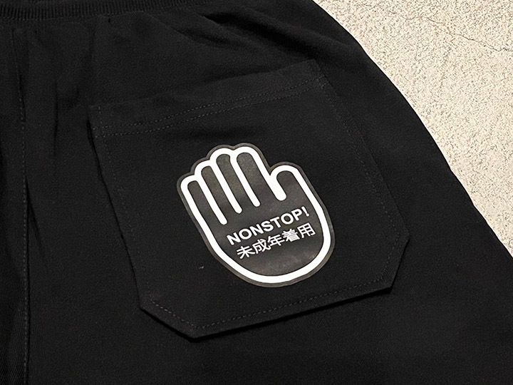 OSSANTHEHOOD cotton shorts (sprosn_color) / black