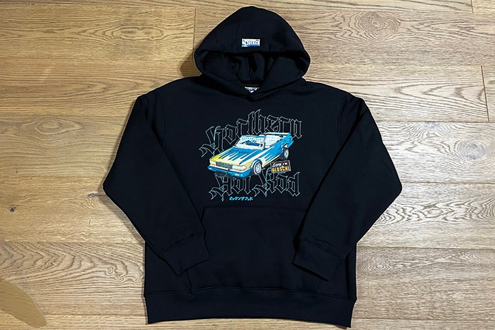 OSSANTHEHOOD 13oz pile hoodie (hot rod) / black