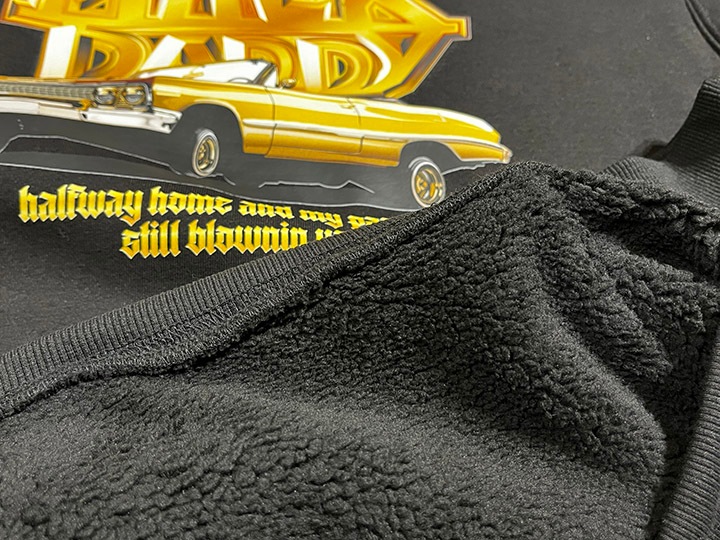 OSSANTHEHOOD 13oz pile hoodie (hot rod) / black