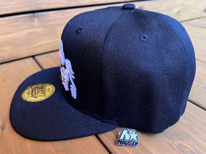 NICETY snapback cap (dedicated) / black