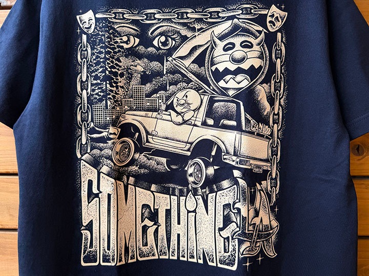 OSSANTHEHOOD Tshirt (something LA) / navy