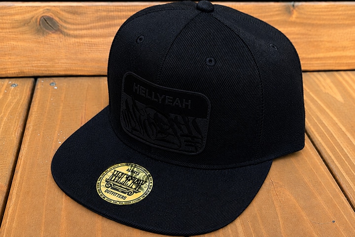 NICETY snapback cap (hellyeah) / black x black