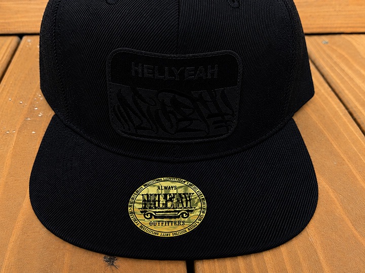 NICETY snapback cap (hellyeah) / black x black