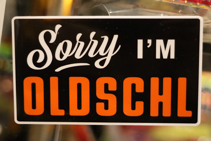 OSSANTHEHOOD sticker (oldschl) / black