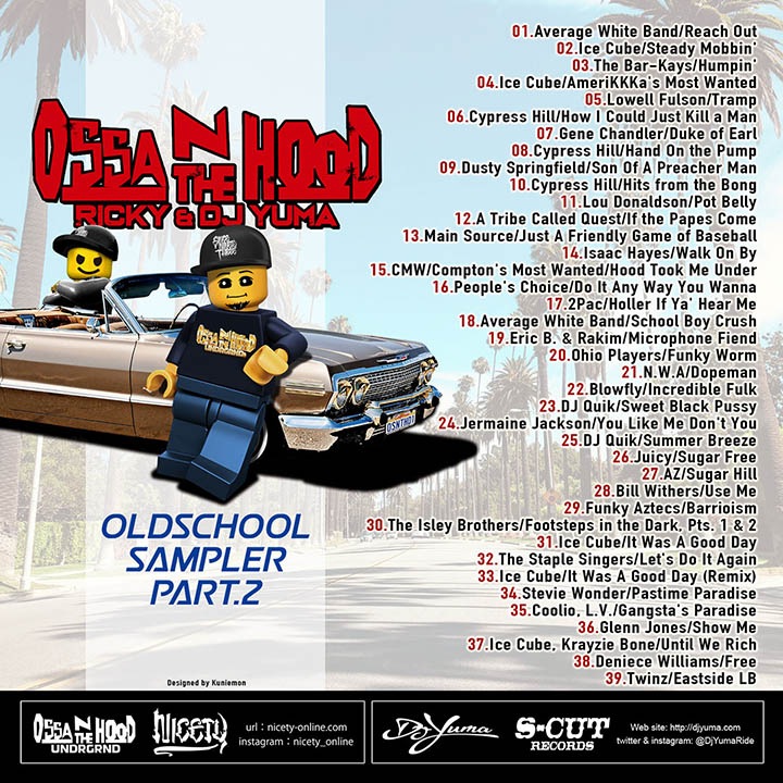 "OSSANTHEHOOD oldschool sampler" mix CD / part.2