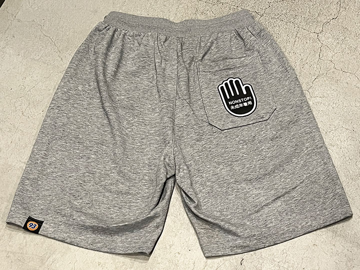 OSSANTHEHOOD cotton shorts (sprosn_color) / gray