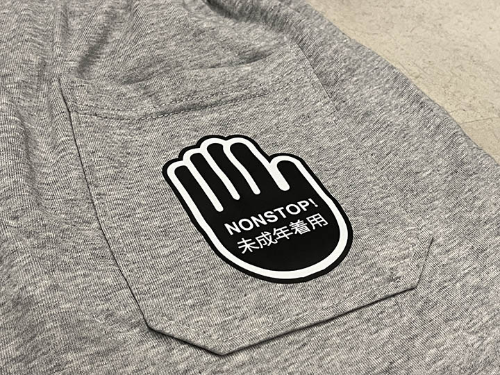 OSSANTHEHOOD cotton shorts (sprosn_color) / gray