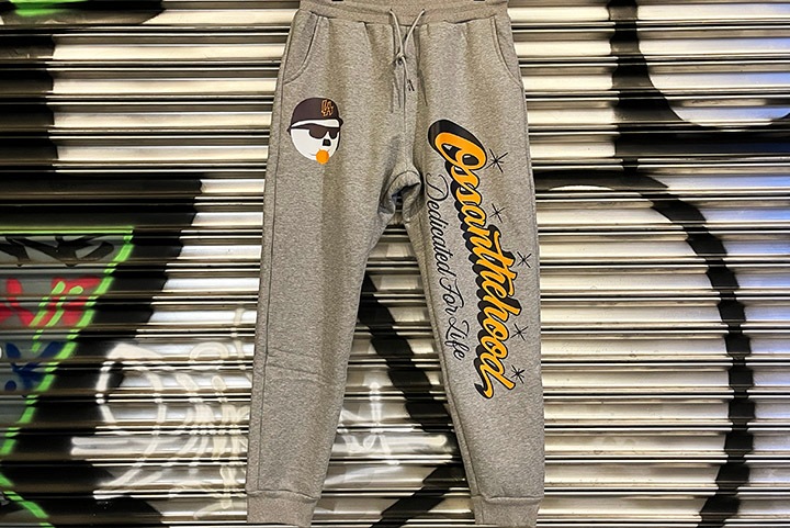 OSSANTHEHOOD blanket jogger (sign) / gray