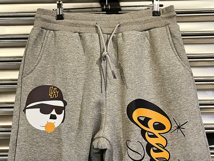 OSSANTHEHOOD blanket jogger (sign) / gray