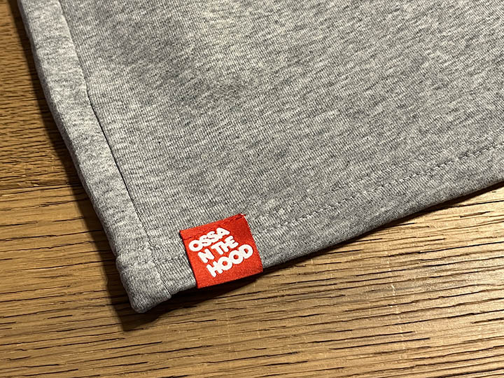 OSSANTHEHOOD cotton short (donut) / heather gray