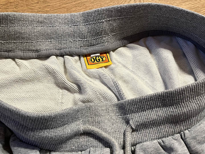 OSSANTHEHOOD cotton short (donut) / heather gray
