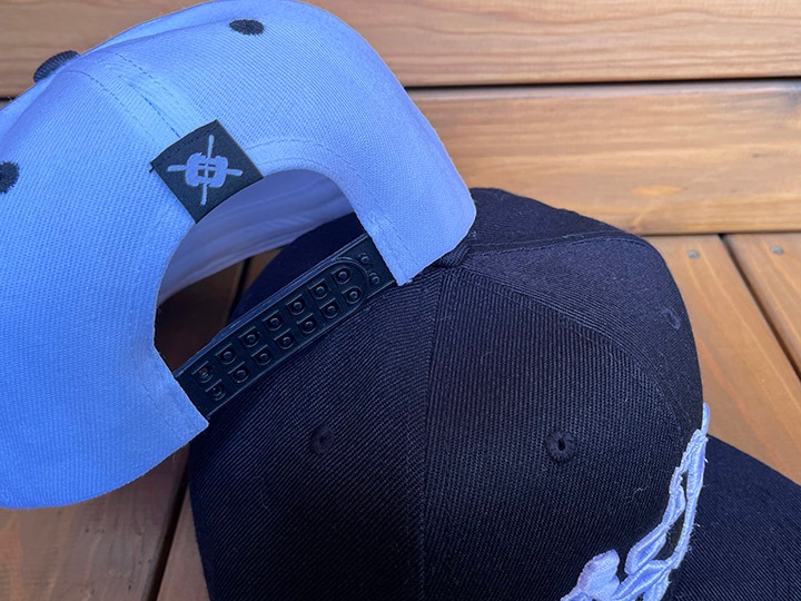 NICETY snapback cap (dedicated) / white & black