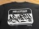 NICETY longsleeve Tshirt (hellyeah) / black x white