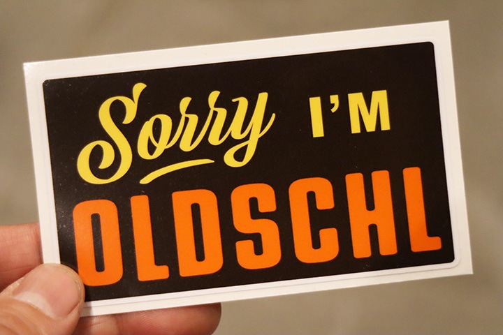 OSSANTHEHOOD sticker (oldschl) / brown