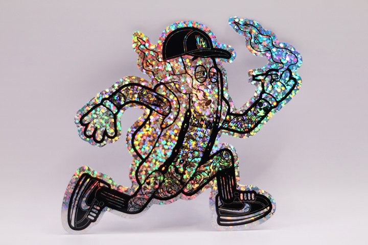 OSSANTHEHOOD vinyl sticker (fosho) / glitter