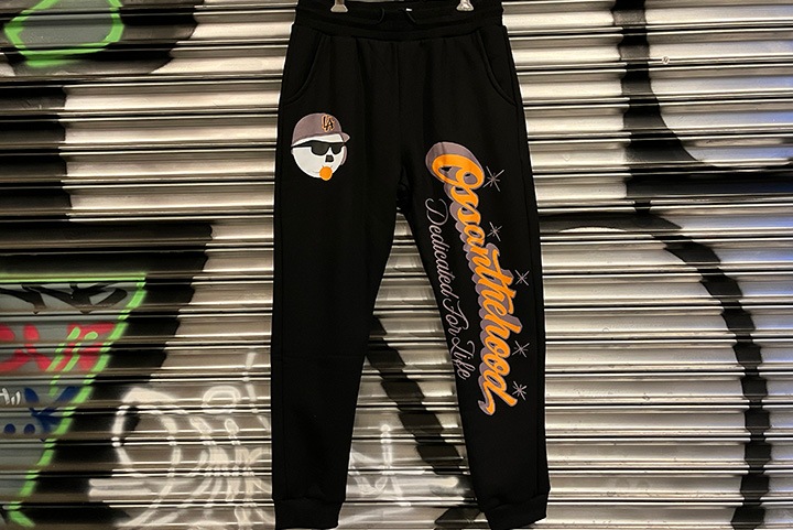 OSSANTHEHOOD blanket jogger (sign) / black