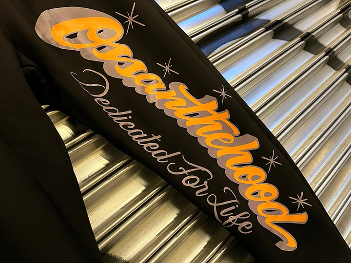 OSSANTHEHOOD blanket jogger (sign) / black