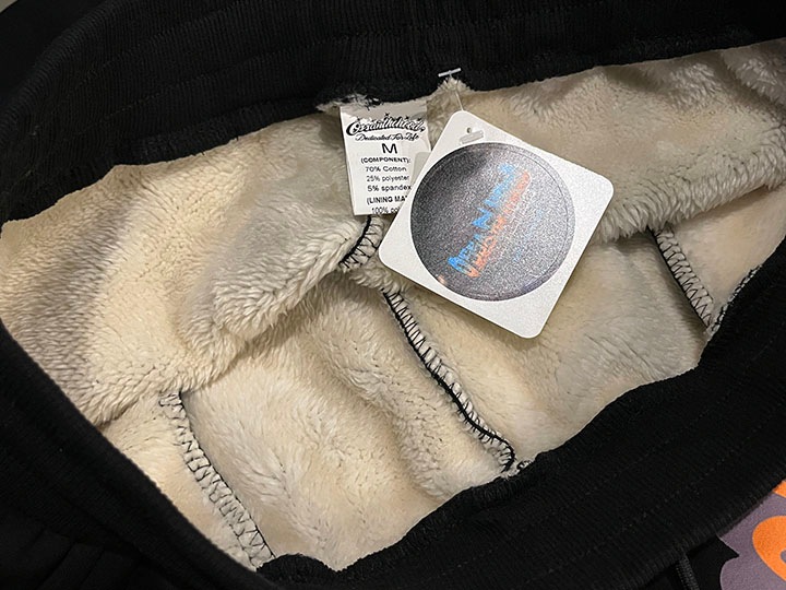 OSSANTHEHOOD blanket jogger (sign) / black