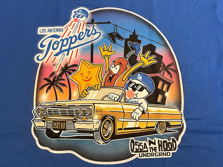 OSSANTHEHOOD Tshirt (toppers) / royal