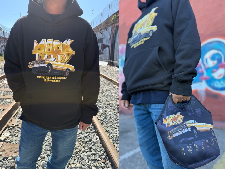 OSSANTHEHOOD neoprene zipper bag (mack daddy)