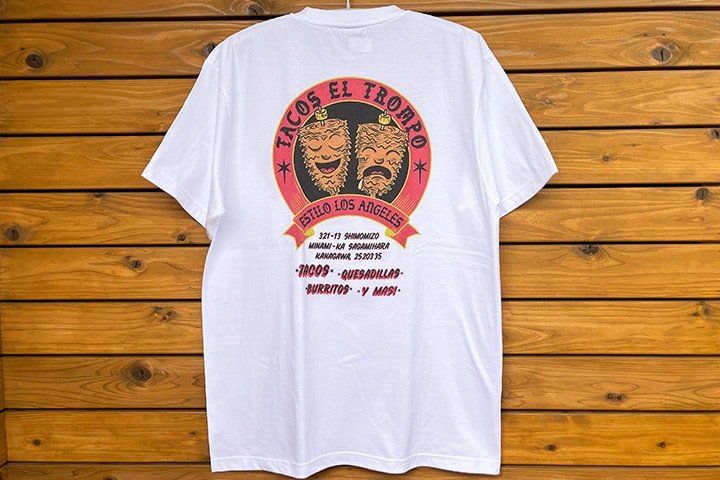 Tacos El Trompo Tshirt (info) / white
