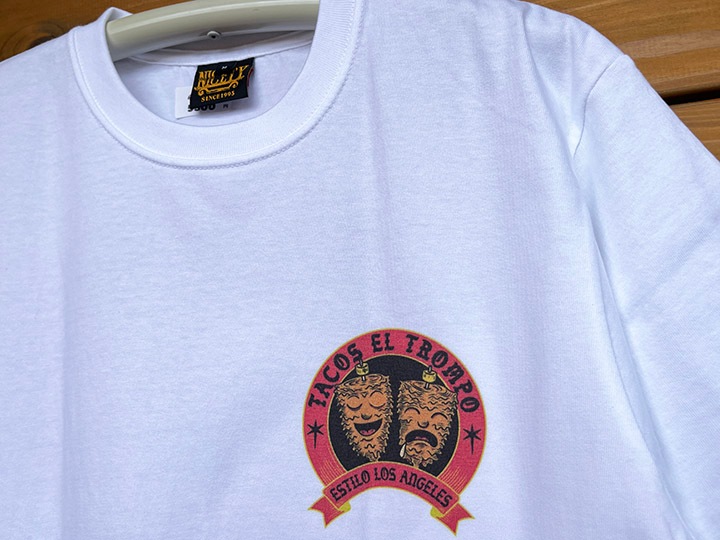 Tacos El Trompo Tshirt (info) / white