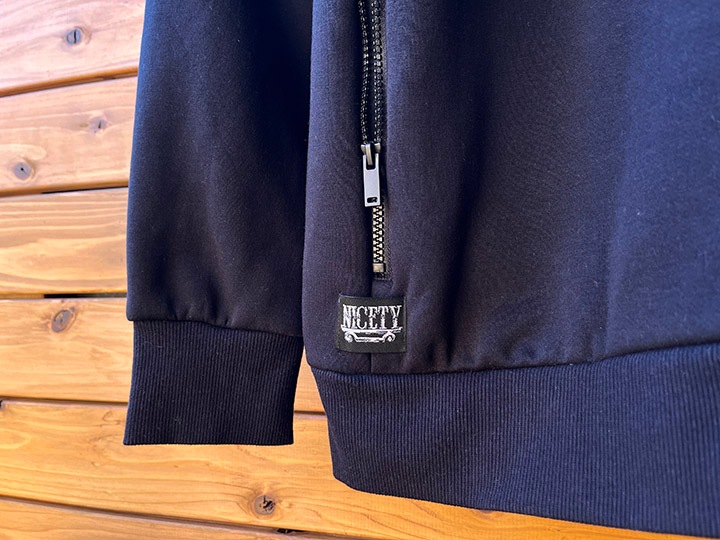 NICETY 14oz sherpa zipup hood (dedicated) / black