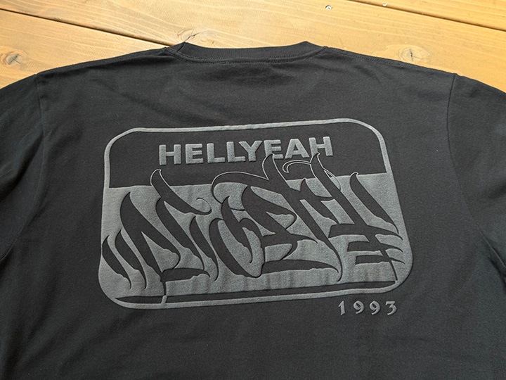 NICETY longsleeve Tshirt (hellyeah) / black x black