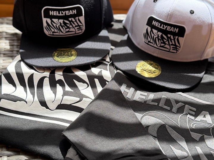 NICETY longsleeve Tshirt (hellyeah) / black x black
