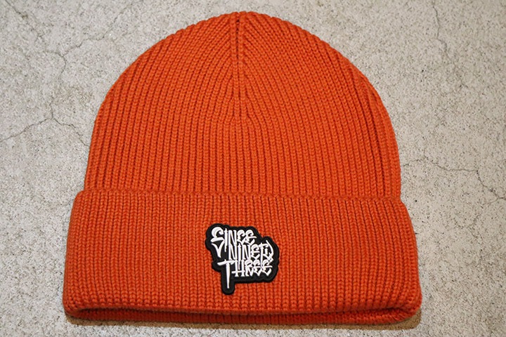 NICETY "SINCE NINETY THREE" beanie / orange