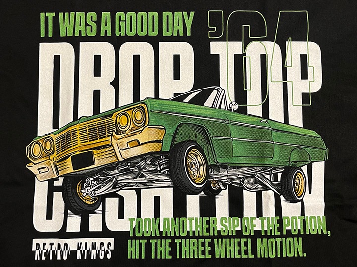 RETRO KINGS Tshirt (64) / black