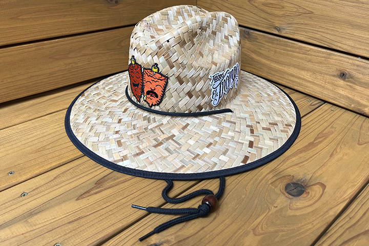 Tacos El Trompo straw hat 