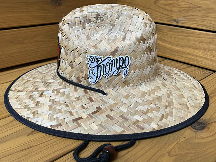 Tacos El Trompo straw hat 