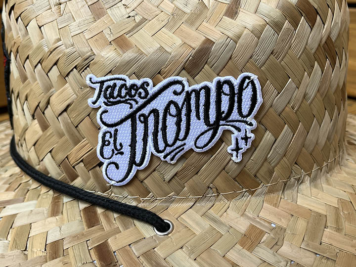 Tacos El Trompo straw hat 