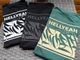 NICETY 7.2oz heavyweight Tshirt (hellyeah) / green x khaki