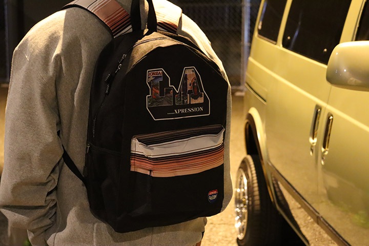 OSSANTHEHOOD backpack (xpression) / black& serape