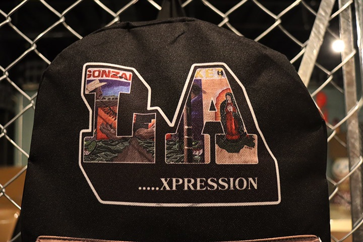 OSSANTHEHOOD backpack (xpression) / black& serape