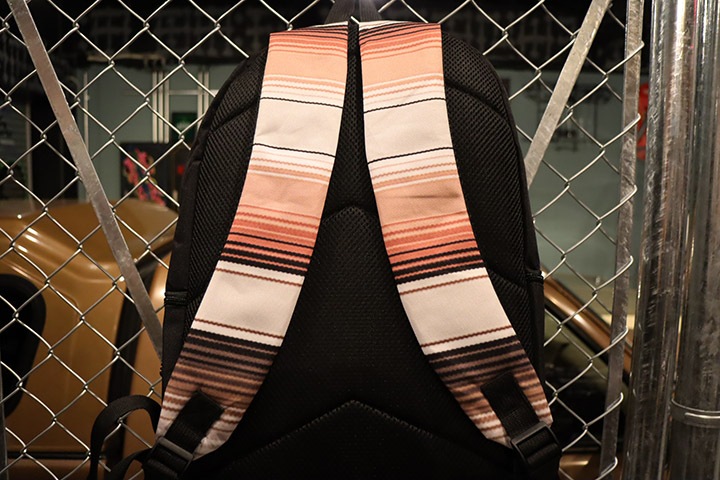 OSSANTHEHOOD backpack (xpression) / black& serape