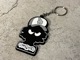 OSSANTHEHOOD pvc keychain (imbig) / black