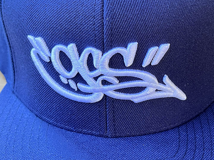 GCS clothing snapback cap / navy