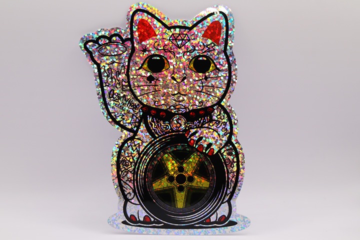 OSSANTHEHOOD vinyl sticker (wheel of fortune) / glitter