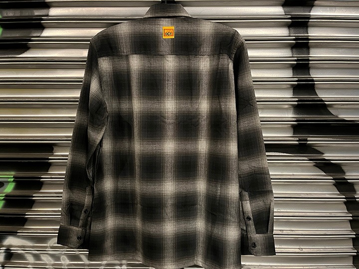 OSSANTHEHOOD plaid check shirt (box)
