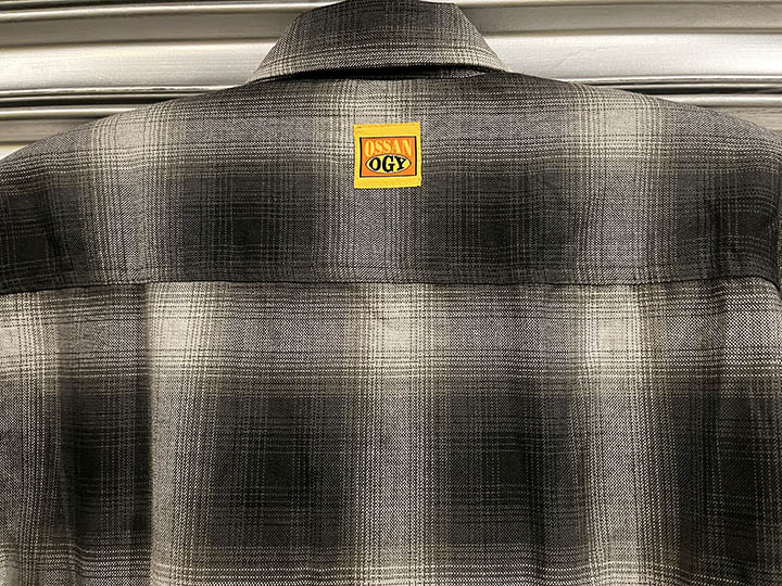 OSSANTHEHOOD plaid check shirt (box)
